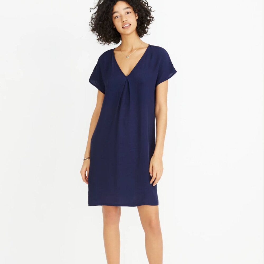 Madewell Navy Blue Moment T-Shirt dress size L